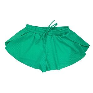 Flowers by Zoe Green Flutter Mesh Short Girls size Large NWT